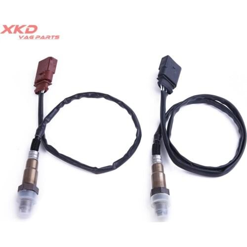 2pcs Front & Rear Oxygen Sensor O2 Set For V-W Be-etle Golf Jet-ta Au-di TT 06A 906 262 Q 06A 906 262 F