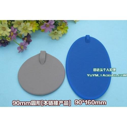 90*160 mm 10 Piece Round Silicon electrode pads circle tens carbon electrodes/silicone rubber electrodes pads for tens machine