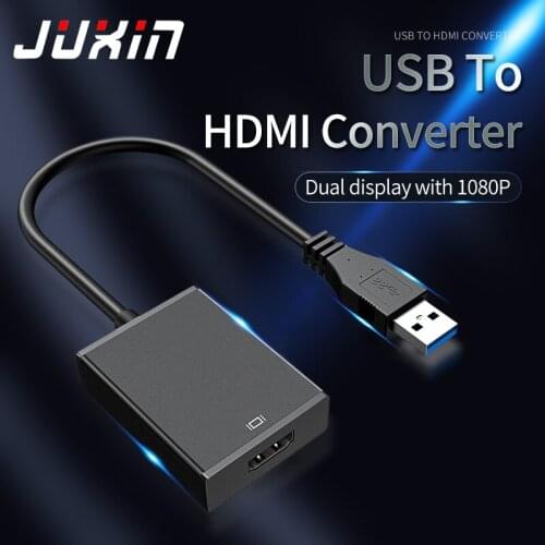 Usb3.0 HDMI- compatible to Mini Miinterface usb to hdmi converter external graphics card splitter notebook connected TV