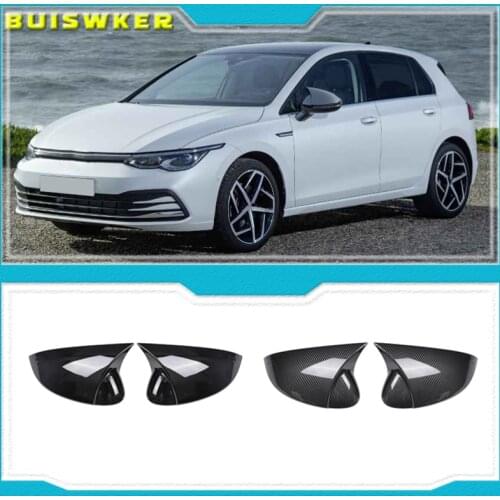 Car Side Rear View Rearview Mirror Cover For VW For Volkswagen Golf 8 MK8 VIII GTI R GTE GTD 2020 2021