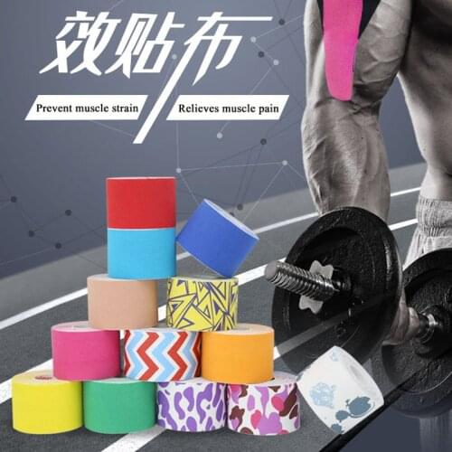 7.5cm x 5m Elastic Kinesiology Tape Gym Fitness Bandage Kinesiologytape Taping Muscle Sticker Injury Pain Relief Protector