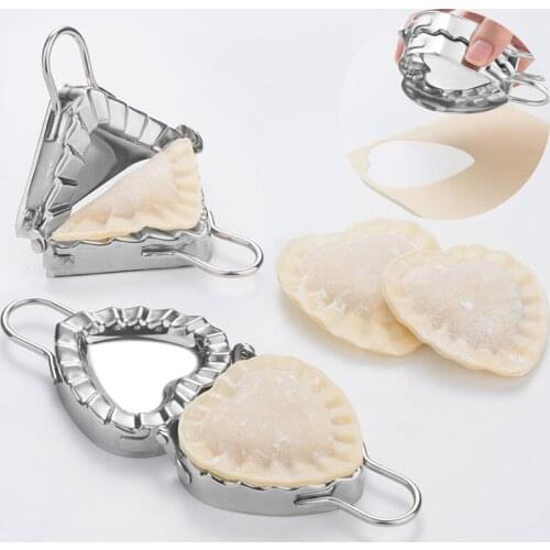 304 Stainless Steel Dumpling Tool Creative Heart-Shaped Dumpling Mold Baking Accessories Tools Kitchen Supplies For Dumplings