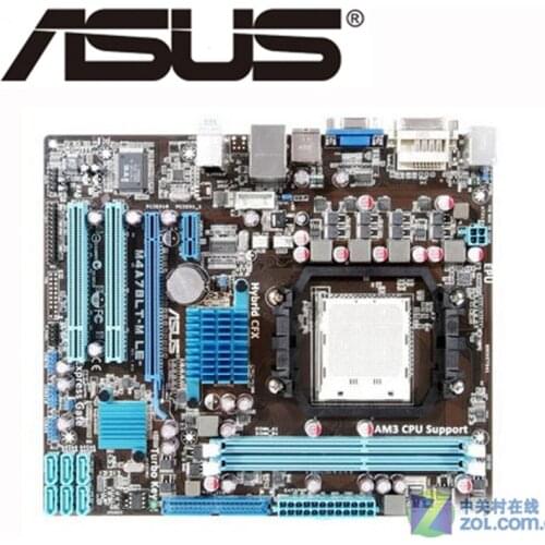 For AMD 760G ASUS M4A78LT-M LE Motherboard Socket AM3 Systemboard DDR3 8GB M4A78LT M LE uATX Desktop Mainboard SATA II Used