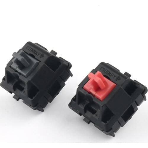 Original Cherry MX Switch Silent Red Mute Black Pink Mechanical Keyboard Axis Customize Replacement 3 pins for Anne pro 2