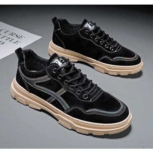 Mens shoes, casual sports, single shoes, fashionable and versatile, youth travel shoes, spring and autumn
