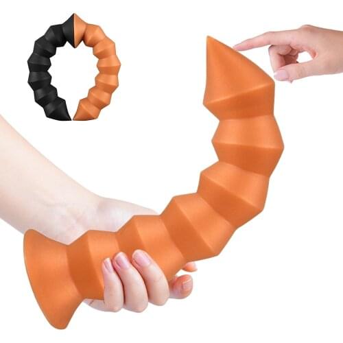 Soft Silicone Anal Plug Butt Plug with Strong Sucker Anal Toys Adult Products Female masturbator Anal Beads Sex Toys for Couple