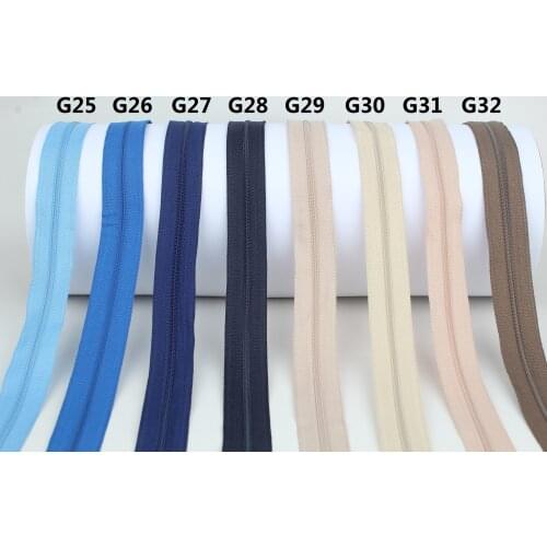 Wholesale 3#5# plastic zippers open-end blue navy blue khaki cyan olive military for Sewing Garment Repair Tailor Accessory DIY
