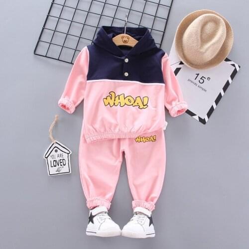 2020 Autumn Casual Childrens Clothing Cotton Childrens New Male Baby Two-Piece Suit Children 0-4 Years Old Clothes Pants