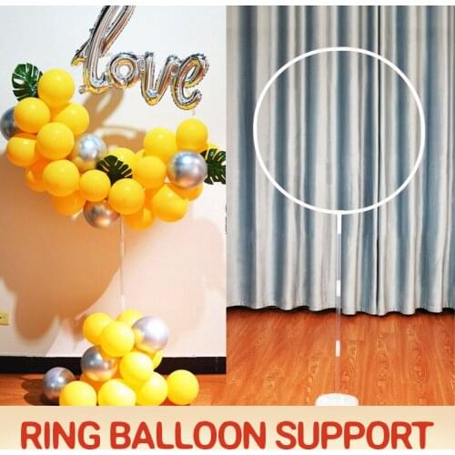 Balloon Arch Balloons Ring Stand For Wedding Decoration Balloons Round Hoop Holder Birthday Party Adult Children Baloon Holder