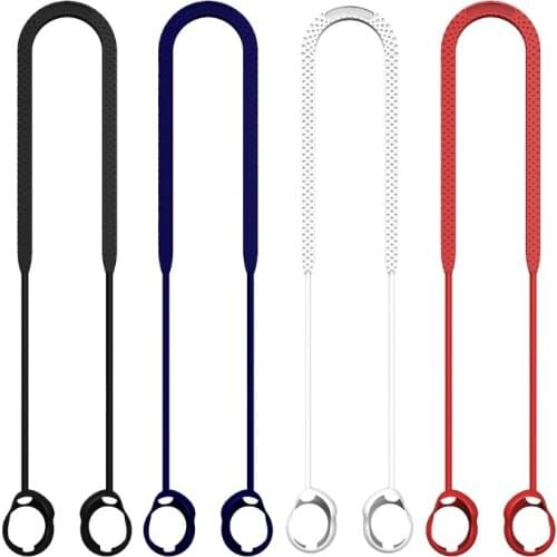 Earphone Hanging Neck Lanyard Silicone Rope Cord Anti-Lost Strap for WF-1000XM4