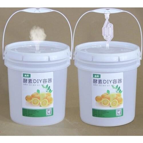 Empty 5L Plastic Bucket Food Grade Household Container Home Storage Container for Beer Wine Fermentation