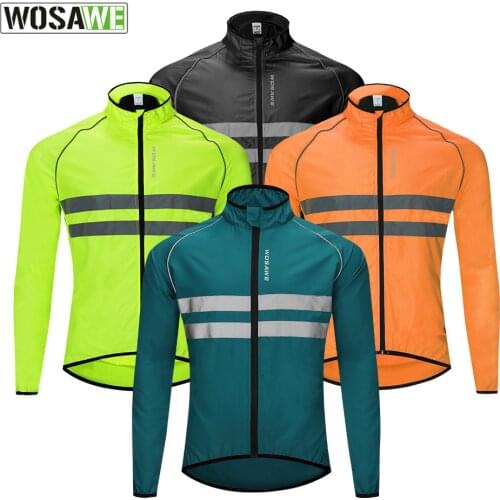 WOSAWE Off-road Motorcycle Riding Windbreaker Bike Biker Long-sleeved Skin Coat Fishing Windbreaker Anti-splash Water