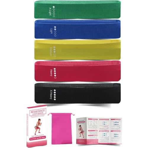 Fabric Resistance Bands Fitness Booty Band Set Gym Equipment Workout Elastic Rubber Bands For Yoga Sports Fitness Hip Training