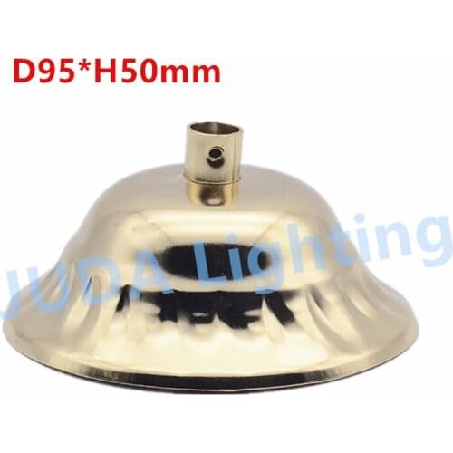 Vintage led chandeliers lighting accessories 95mm diameter ceiling rose ceiling canopy for lamp base crystal lamp pendant lights