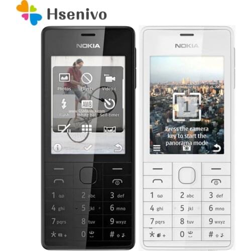 100% Original Unlocked Nokia 515 Single Sim Card 2.4 Inches 5MP Camera 1200mAh Single Core Cellphone refurbished