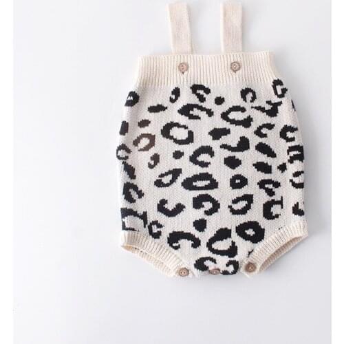 0-24Month Baby Romper Leopard One Piece Clothes Baby Boy Girl 3 6 9 12 18 24 Month Infant Baby Clothes OBR204038