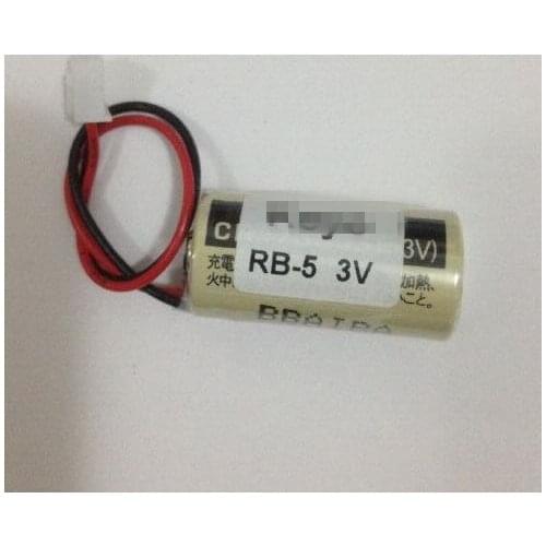 10PCS RB-5 (CR17335SE) 3V 1800mah lithium battery PLC Li-ion battery with plug