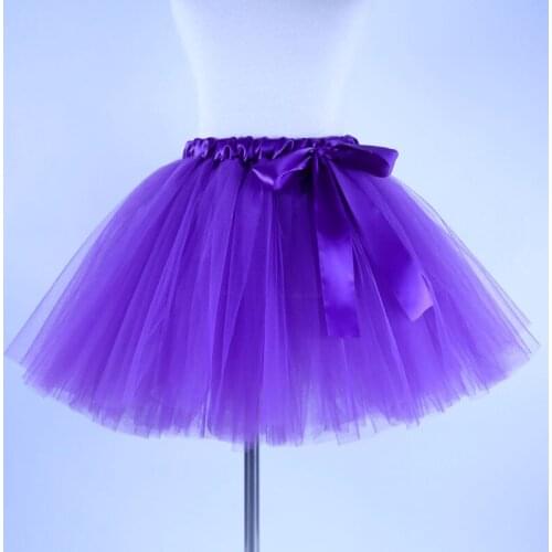 2020 new year purple tulle toddler children baby costume ball gown party dance wedding short pettiskirt tutu girl kids skirt