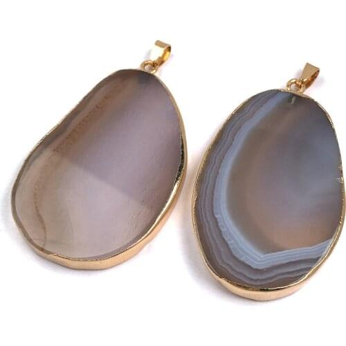 2020 Natural Stone Pendants irregular Phnom Penh Agatet Pendant Making for Jewelry Necklace Accessories Gift for Women