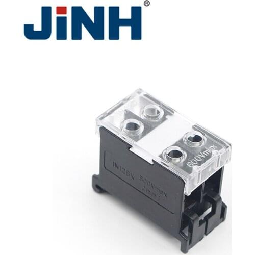 5PCS Din Rail Cable Wire Terminal Blocks Transparent Electrical Terminal Block IN12BK/IN13SBK/IN20BK/IN30BK/IN411S/IN60BK