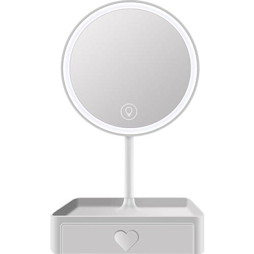 5x Magnifying Led Lighted Bathroom Mirror Light Touch Make Up Vanity Mirror With Lights Jewelry Medicine Cabinet espejo joyero