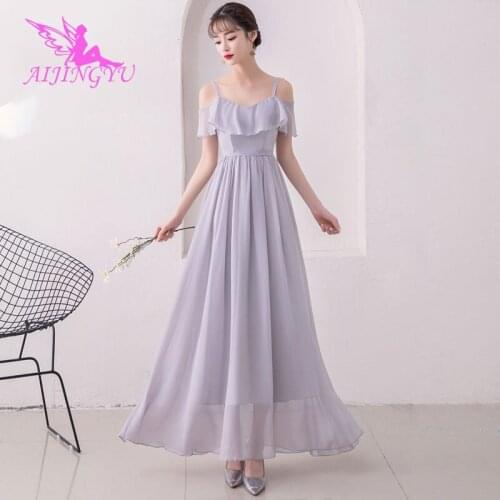AIJINGYU 2021 2020 girl sexy womens gown prom dress plus size bridesmaid dress BN188