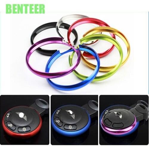 Alloy Key rings key trim key chain For BMW Mini Cooper Clubman countryman R56 R57 R58 R60 R61