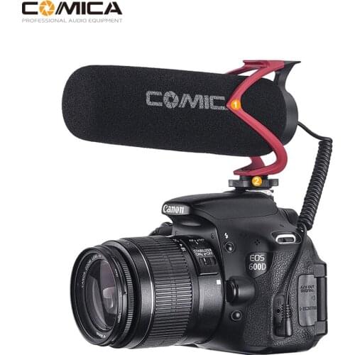 Comica CVM-V30 Lite Video Recording Mic On Camera Vlog Phone Microphone V30 Lite Shotgun Mic for DSLR Camera Smartphones