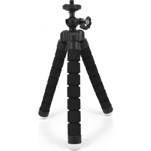 Flexible Sponge Octopus Mini Tripod With Wireless Remote Shutter For IPhone Mini Camera Tripod Phone Holder Clip Stand