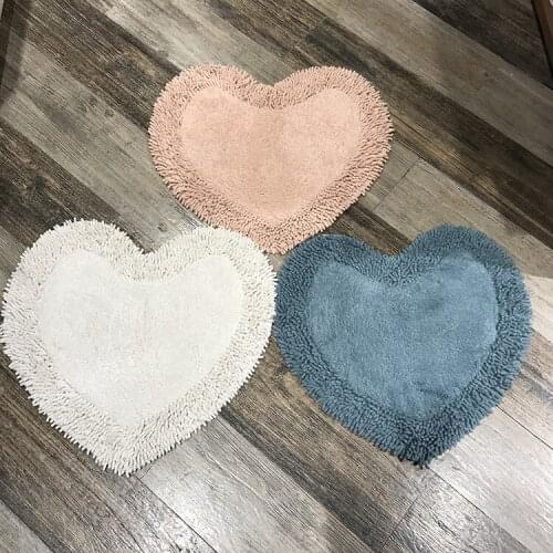 Hot sale 53x57cm Bath Mat Bathroom Carpet Rug toilet bathtub Room living room door stairs bathroom foot floor mats