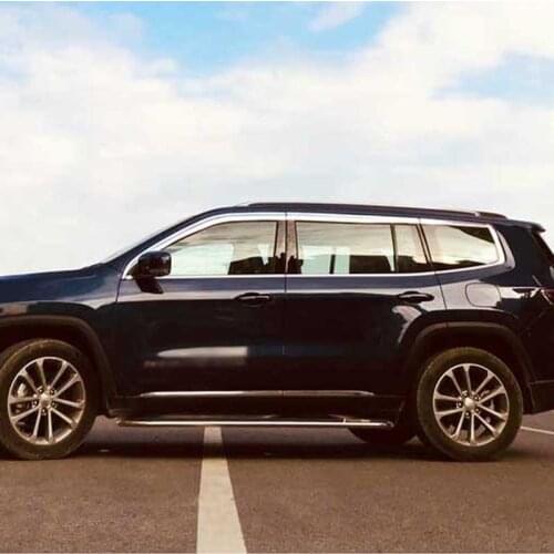 Brand New 1 Set Windows Chrome Vent Visors Rain Guard Sun Shield Deflectors For Jeep Grand Commander 2018