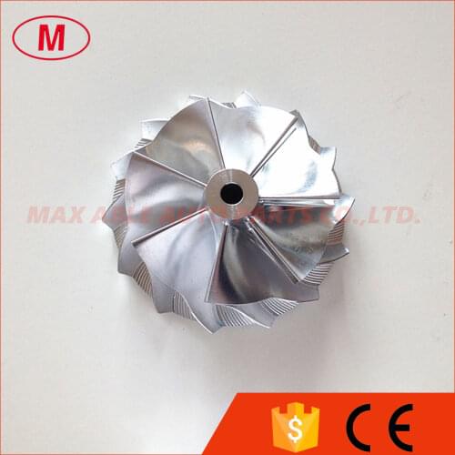 K04 5306-123-2014 5304-970-0064 7+7 blades 46.39/56.08mm Billet /Aluminum 2024/Milling compressor wheel for 53049700064