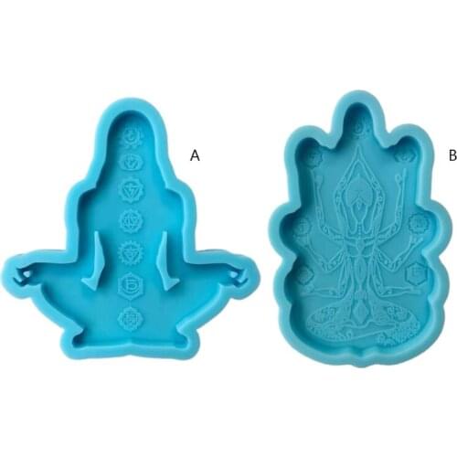 Coaster Epoxy Resin Mold Cup Mat Pad Silicone Mould DIY Crafts Deocrations Casting Tools W0YA