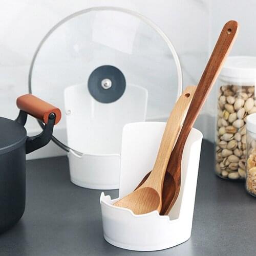1Pcs Kitchen Accessories Stainless Steel Pot Lid Shelf Kitchen Organizer Pan Cover Lid Rack Stand Sponge Spoon Holder Dish Rack