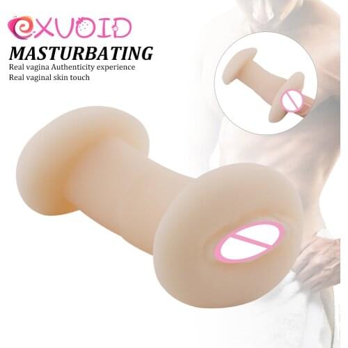EXVOID Masturbatory Cup Sex Toys for Men 4D Realistic Deep Throat Male Masturbator Erotic Oral Sexy Artificial Vagina Mouth Anal