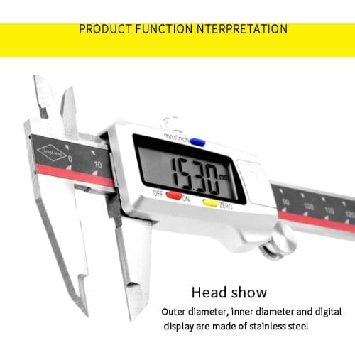 Multifunctional caliper tool electronic digital caliper vernier caliper stainless steel caliper 0-150mm power tool set