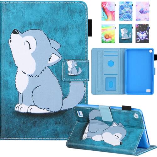 Fashion Wolf Case For Kindle Fire7 Fire 7 Case 2019 9th 7th 5th Generation Cover For Fire 7 2019 2017 2015 Funda Coque Capa