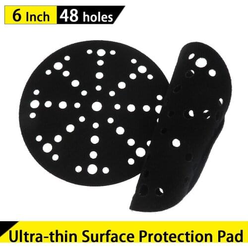 6 inch 48 holes 150mm Ultra-thin Surface Protection Disc Power Tools Accessories for Polishing & Grinding - Hook and loop