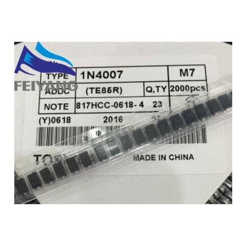 2000PCS 1N4007 4007 1A 1000V DO-41 Rectifier Diode