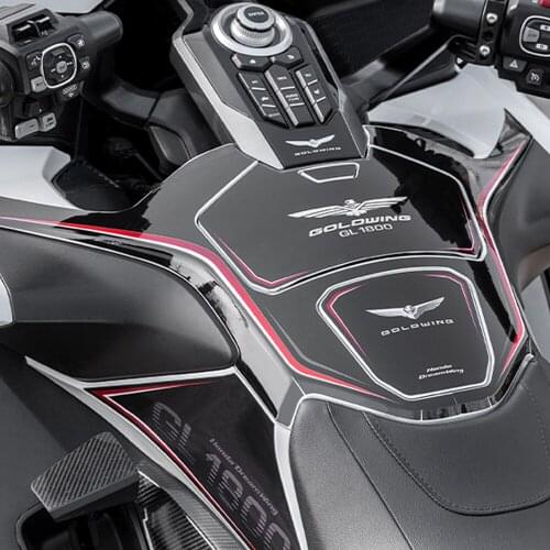 For Honda Gold Wing GL1800 tank protection sticker pull flower decal print waterproof car sticker