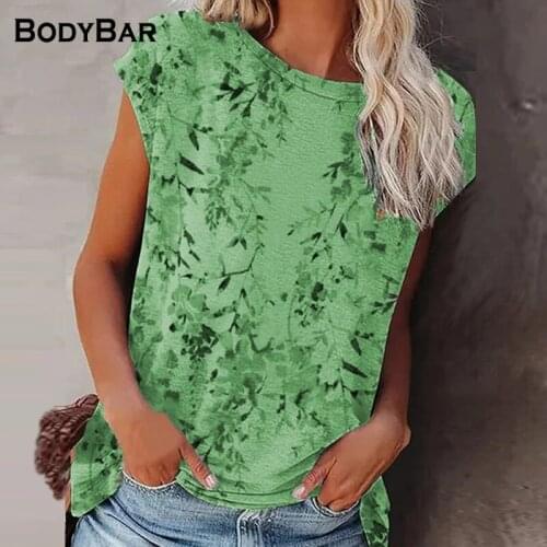 Plant Flower T-shirt Ladies Loose Print Pullover Short Sleeve Round Neck Plus Size Top Women Casual Streetwear Oversized Tee 2XL
