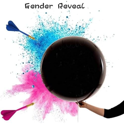 1pcs 18/36 Inch 1st Birthday Gender Reveal Girl Or Boy Balloon He Or She Ballons Confetti Baby Shower Baptism Party Decoration