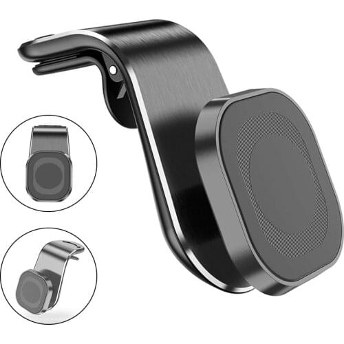 360 Metal Magnetic Car phone Holder For xiaomi mi 9t redmi note 8 pro Air vent Magnetic car Holder GPS Mount Holder magnet Stand