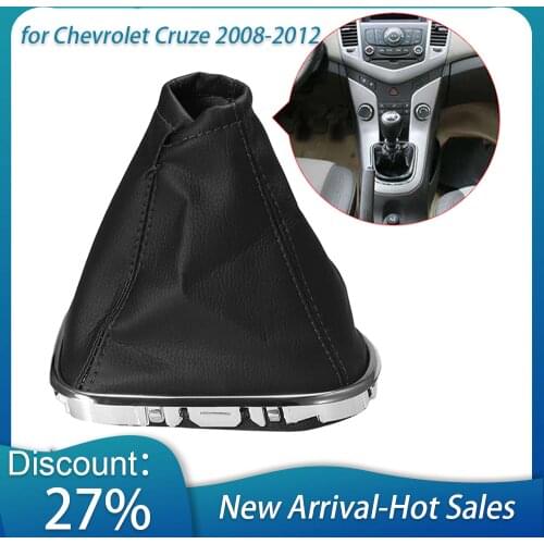 Car Accessorie Car Gear Shift Stick Gaiter Boot PU Leather Dust-proof Cover for Chevrolet Cruze 2008-2012