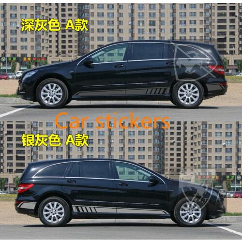 Car stickers For R320 R400 special modified car stickers body side skirt decorative stickers
