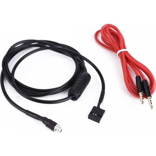 Biurlink Car Business CD Stereo 3.5mm Jack Cable Wire for BMW E46 Without Navigation