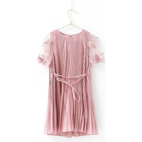 NeuSud Kids Children Cool Comfortable Dress 2021 Girls Chiffon Dress Kids Draped Dress Baby Summer Flowers Dress,2-7Y, #1002