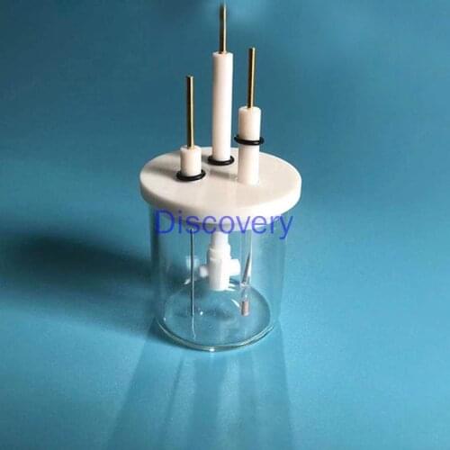 Sealed Diaphragm Three-electrode Five-port Flow Electrochemical Reaction Electrolytic Cell Tank Gas Water Experimental Device