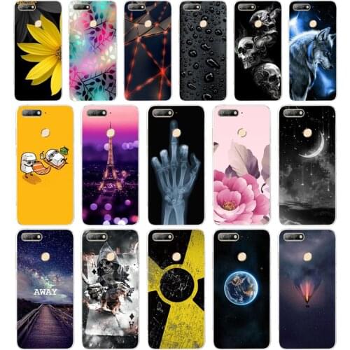 K For Huawei Honor 7C Case Cover 5.7" Soft TPU Silicone Bumper Honor 7C Cases for Huawei Honor 7C AUM-L41 Phone Case Back Cover