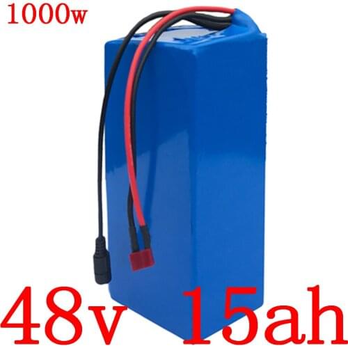 48V 500W 750W 1000W E-bike Battery 48v 15ah electric bike battery 48V 10AH 13AH 15AH lithium battery with 30A BMS+2A charger